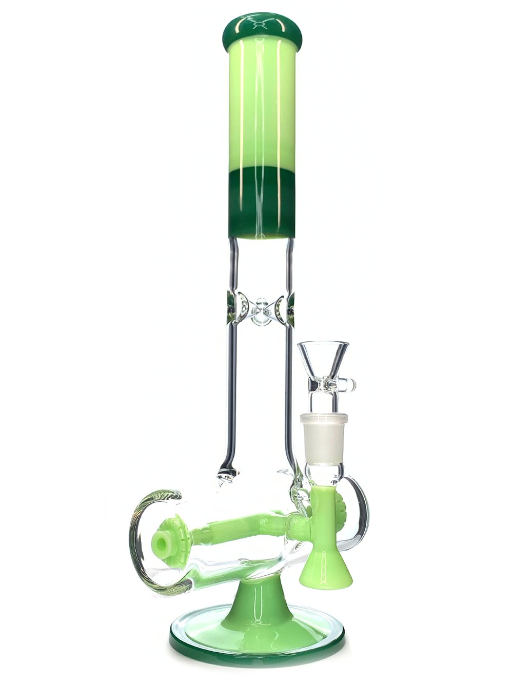 Fat Buddha Glass Bong 13" Inline Bong