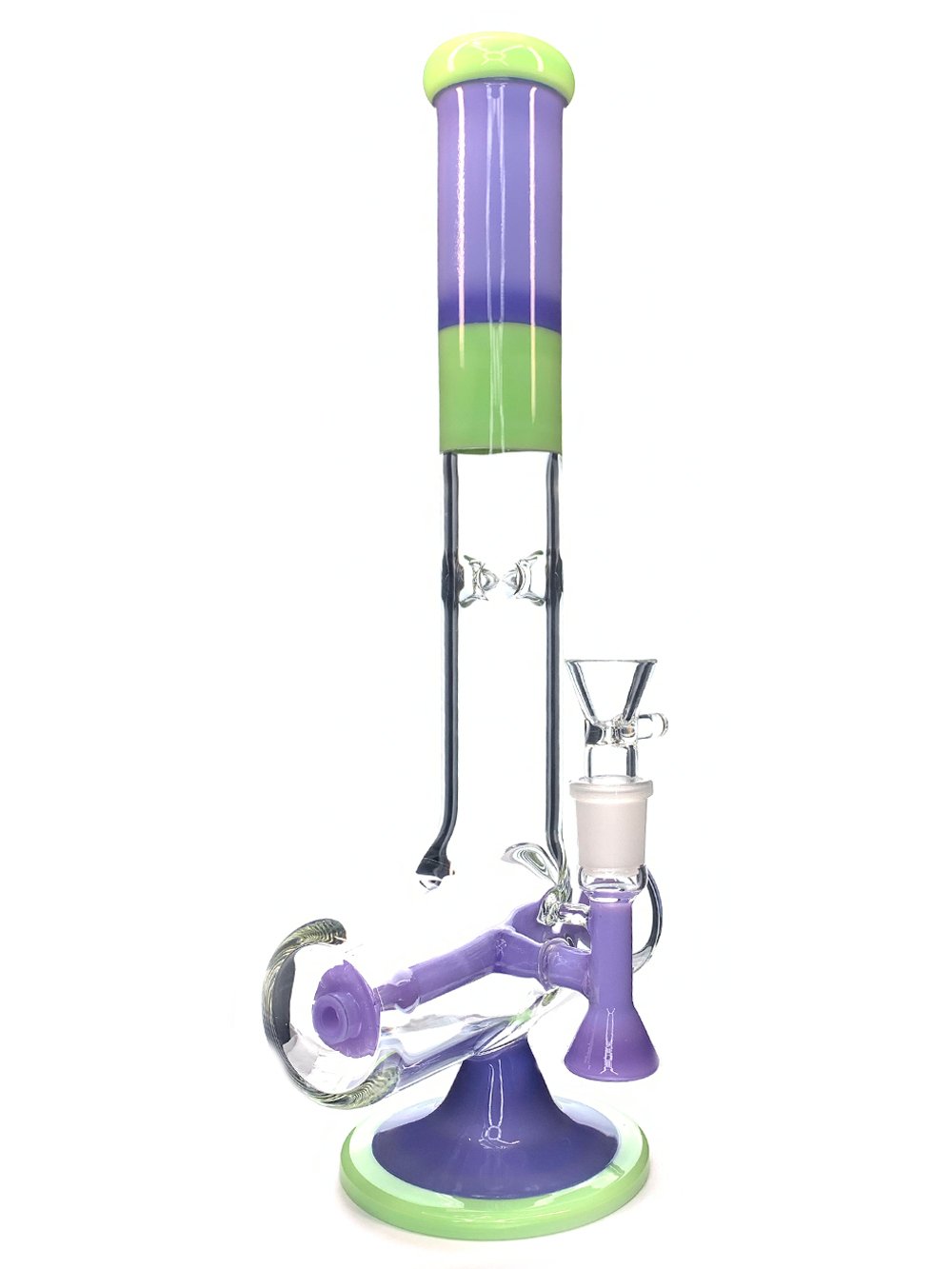 Fat Buddha Glass Bong 13" Inline Bong