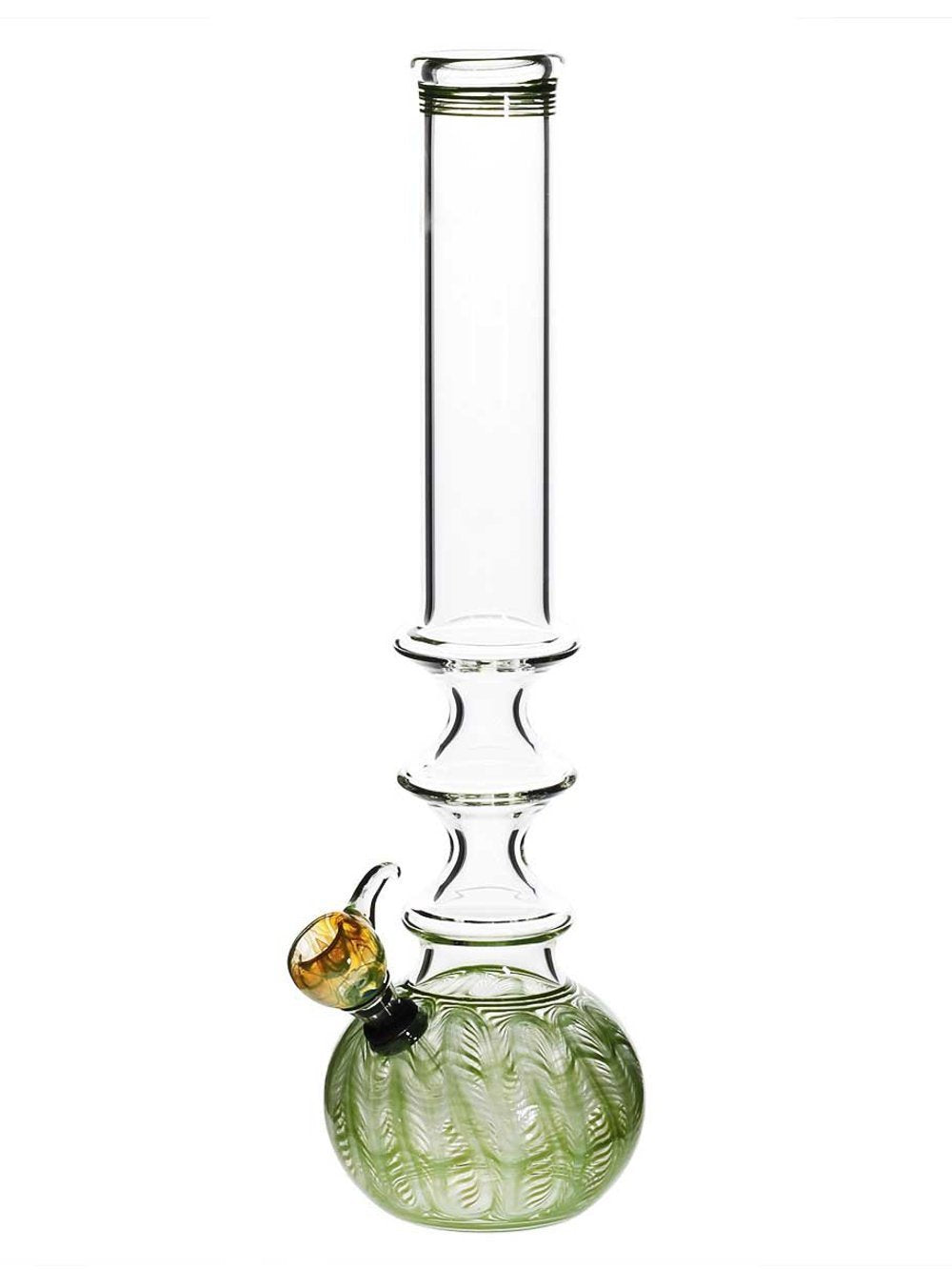 3 Ring Bong (medium) Fat Buddha Glass