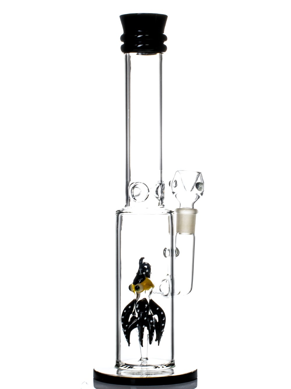 Black Octopus Bong Fat Buddha Glass
