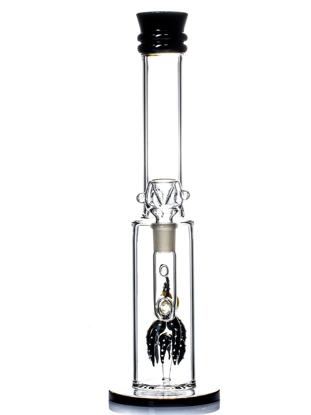 Black Octopus Bong Fat Buddha Glass