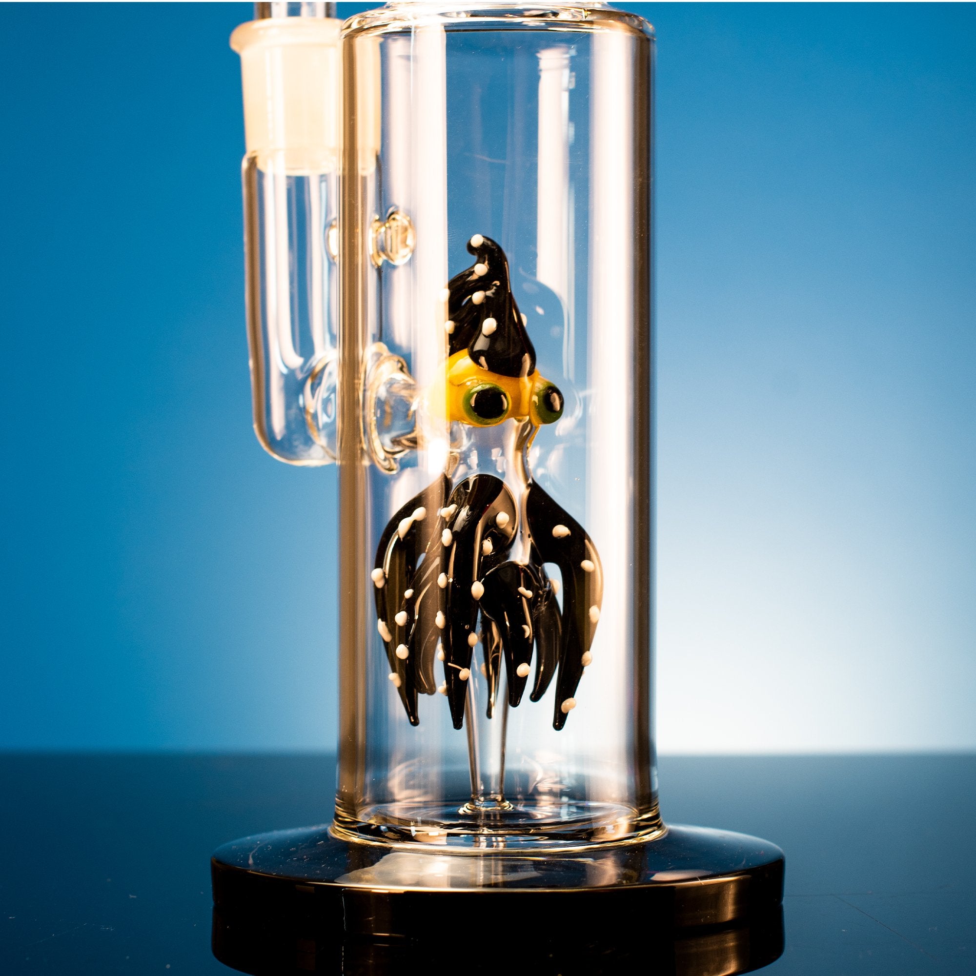 Black Octopus Bong Fat Buddha Glass