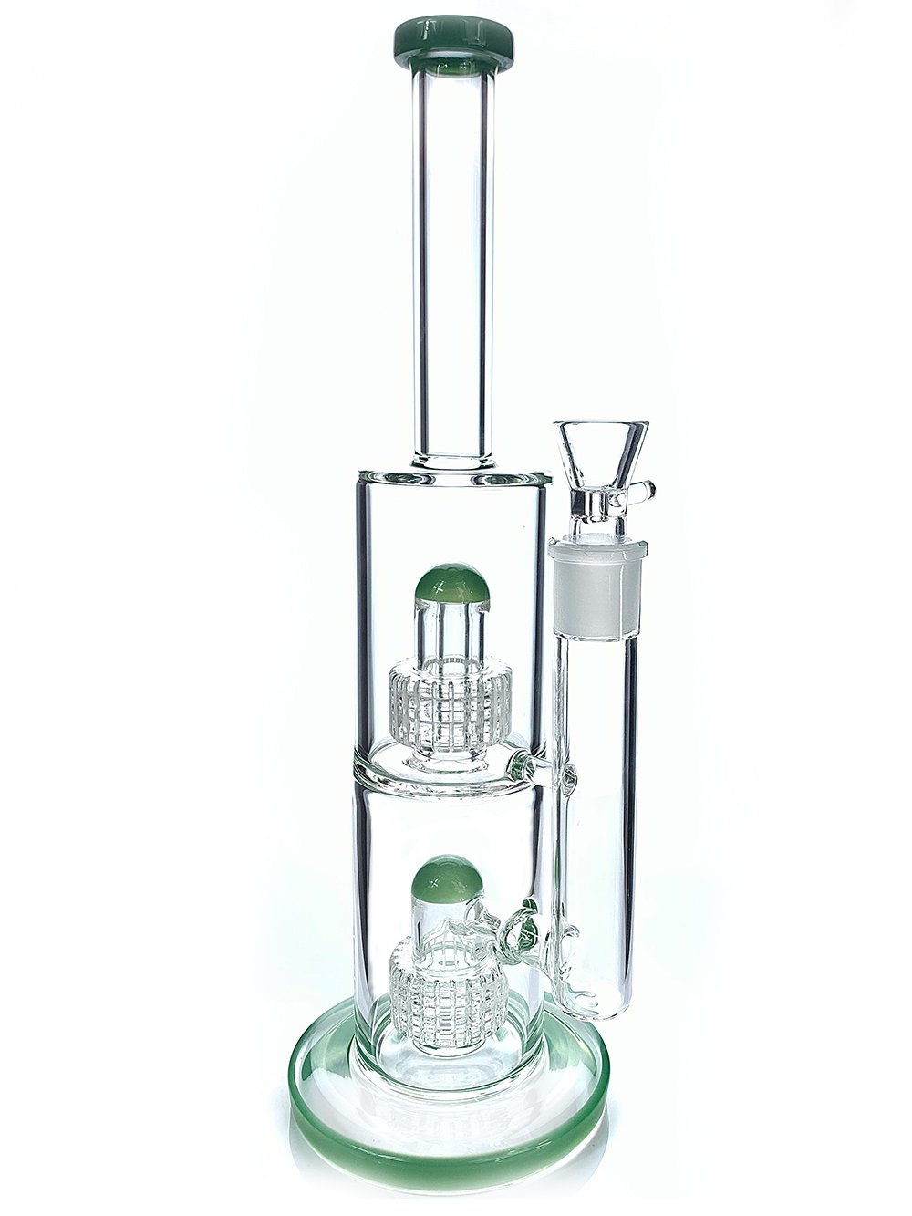 Double Matrix Bong - Fat Buddha Glass