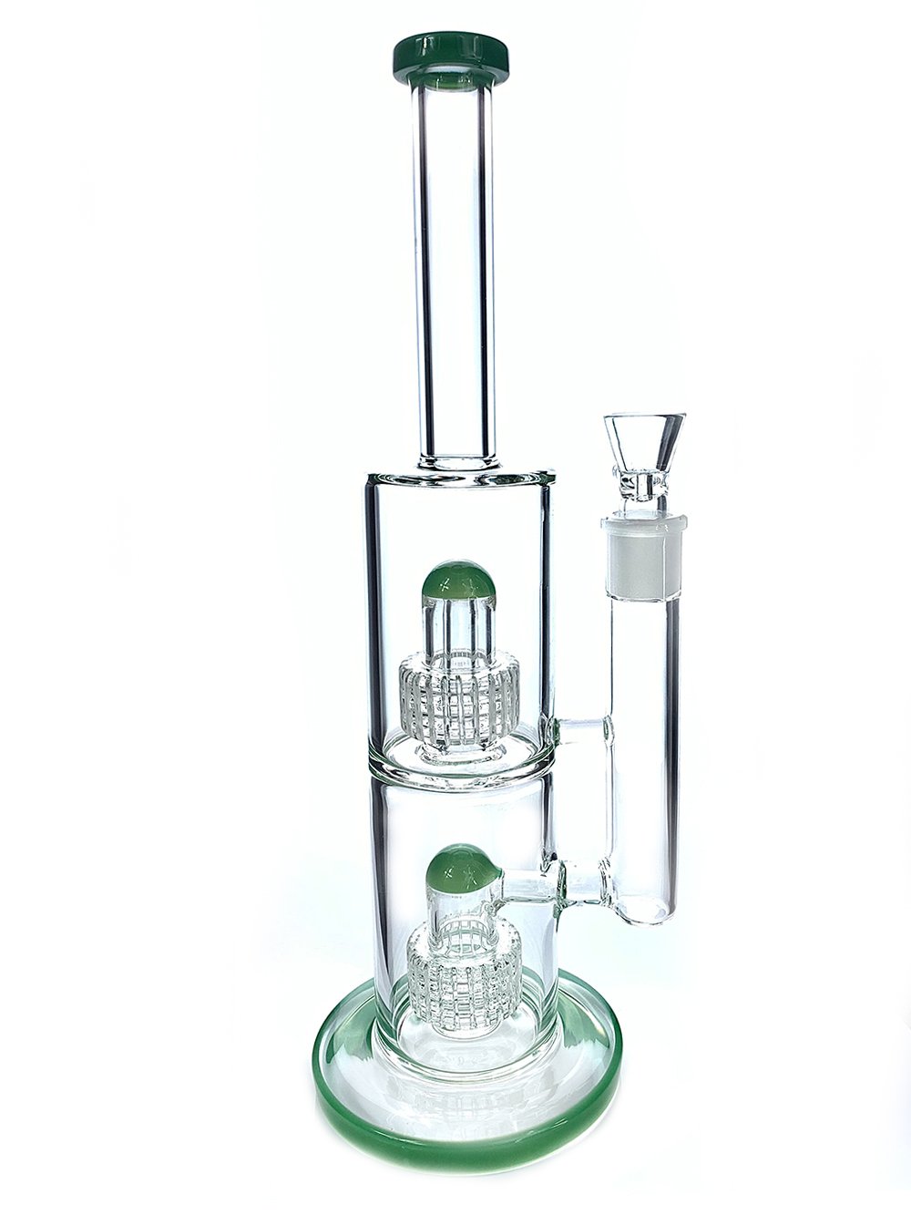 Double Matrix Bong - Fat Buddha Glass
