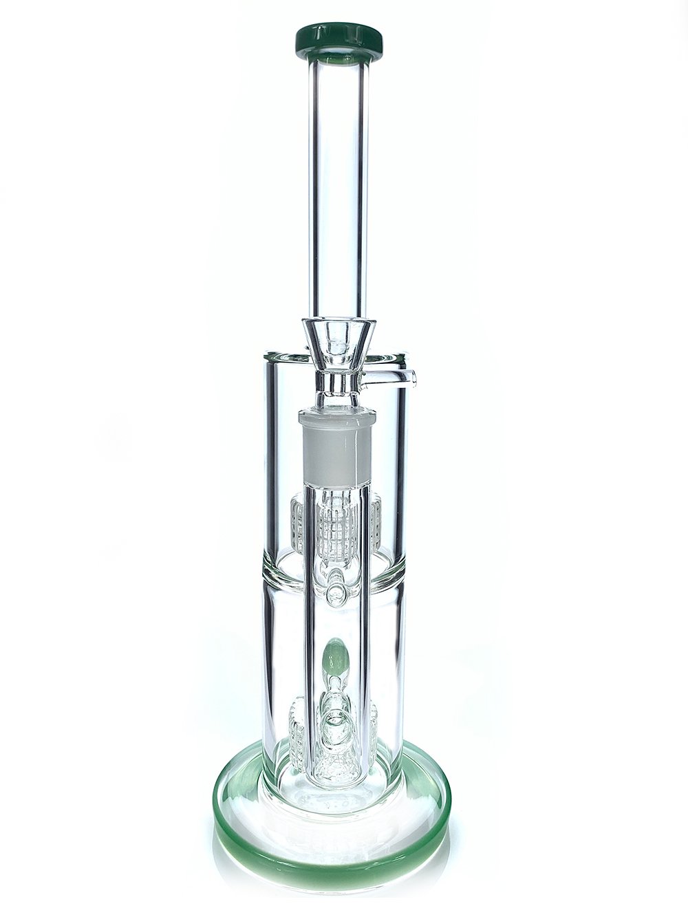 Double Matrix Bong - Fat Buddha Glass
