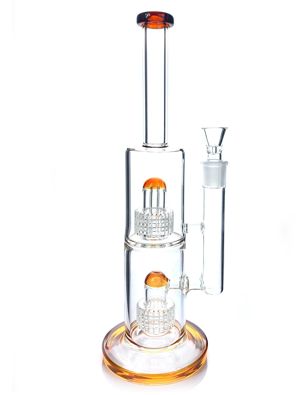 Double Matrix Bong - Fat Buddha Glass