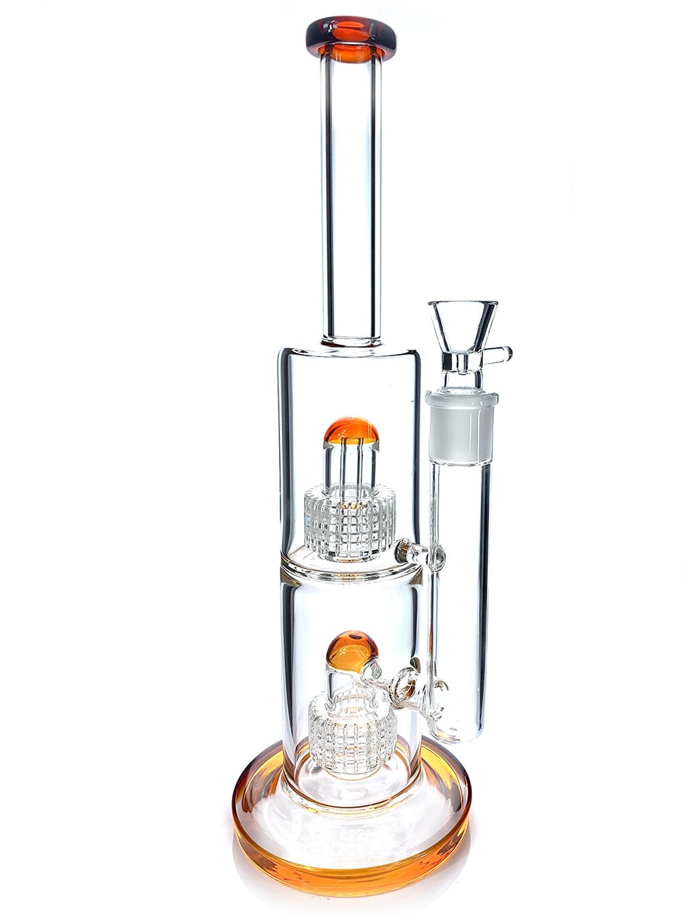 Double Matrix Bong - Fat Buddha Glass