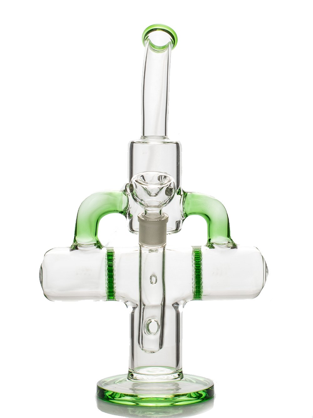 Dual Honeycomb Bong Fat Buddha Glass