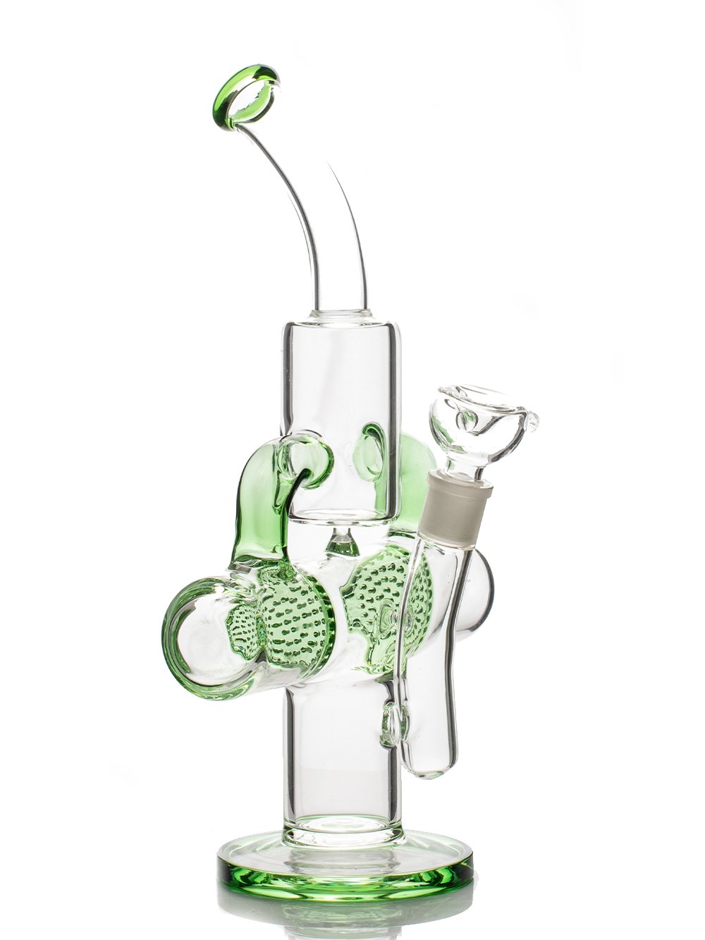 Dual Honeycomb Bong Fat Buddha Glass