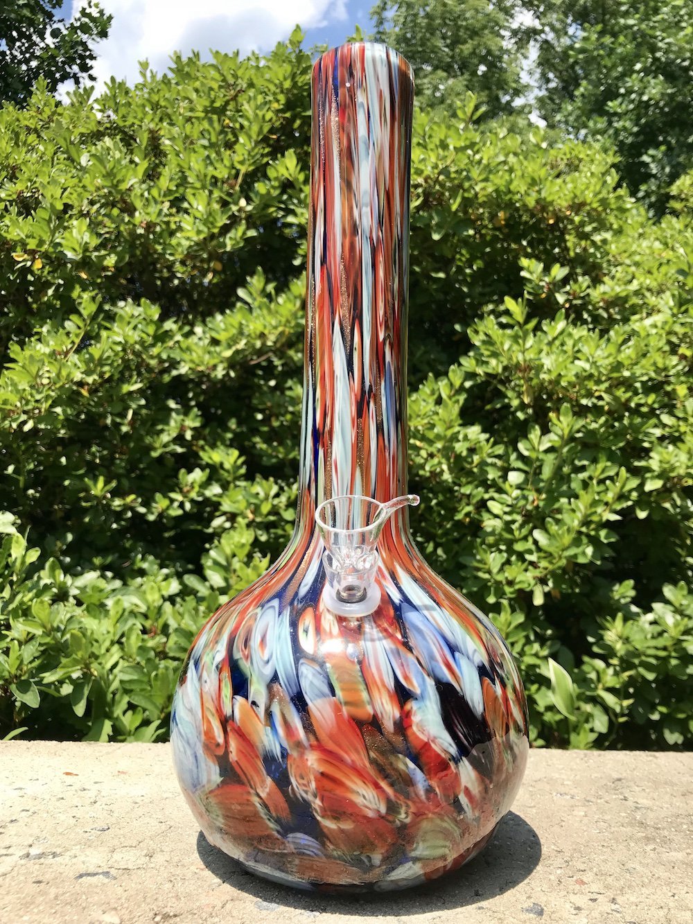 Milli Blue Glass Bong