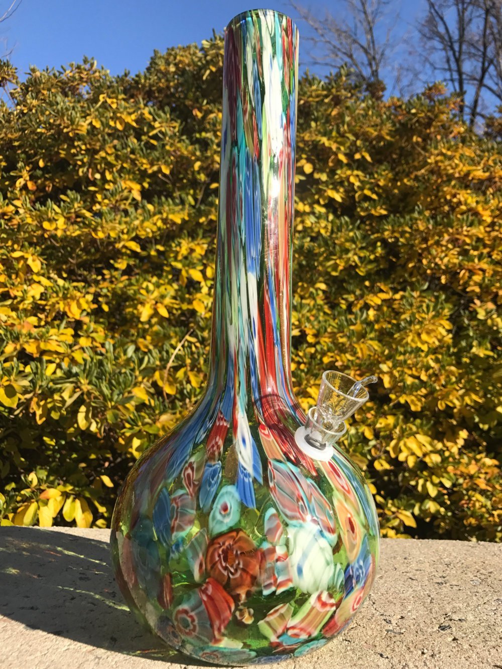Milli Green Glass Bong