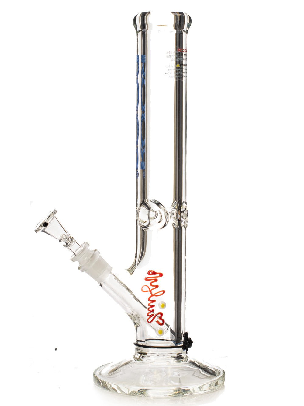 ROOR Bong 14" STRAIGHT TUBE BLUE