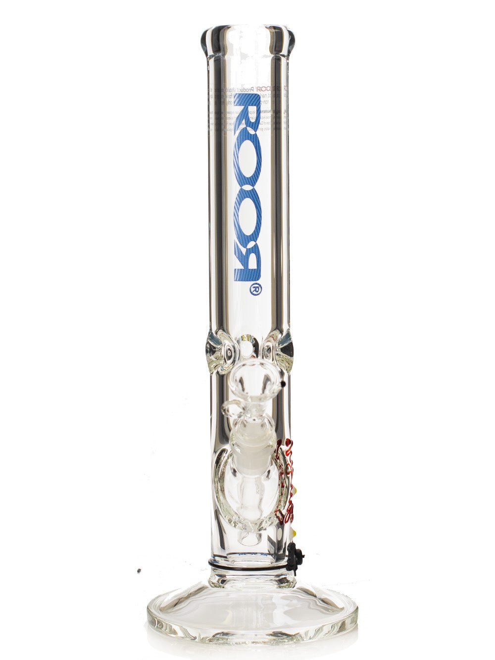 ROOR Bong 14" STRAIGHT TUBE BLUE