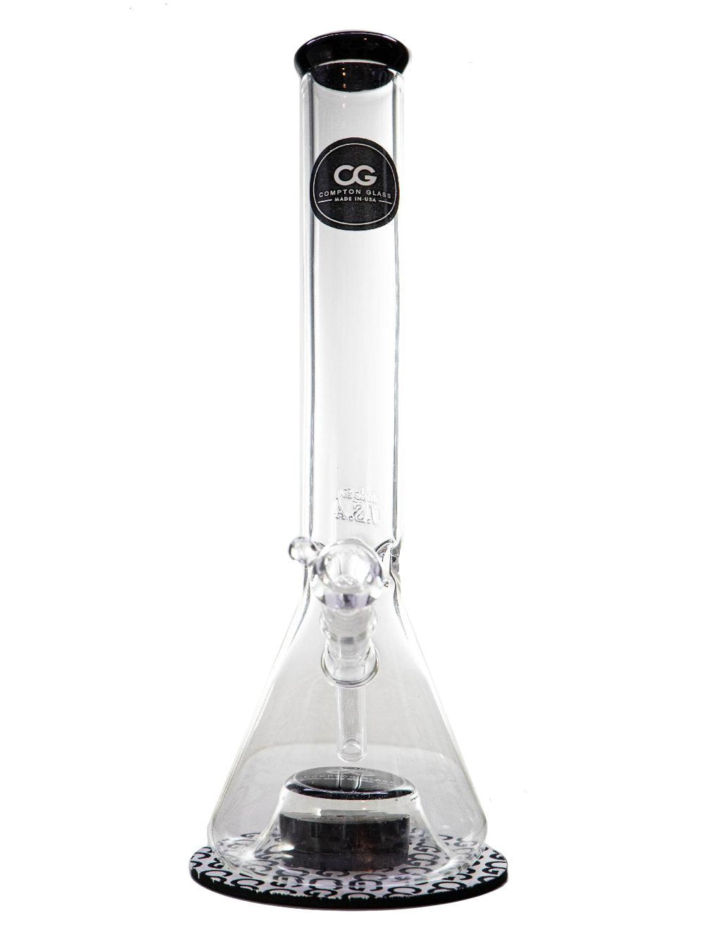 Compton Glass Magnetic Grinder Bent Neck Beaker Combo