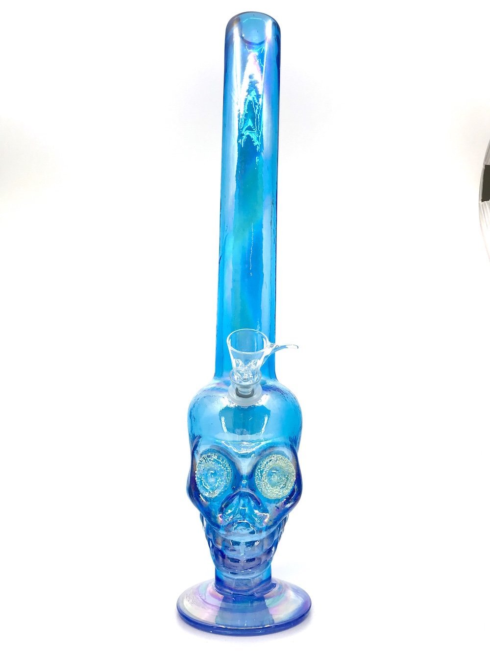 Light Blue Skull Glow in the DARK EYES