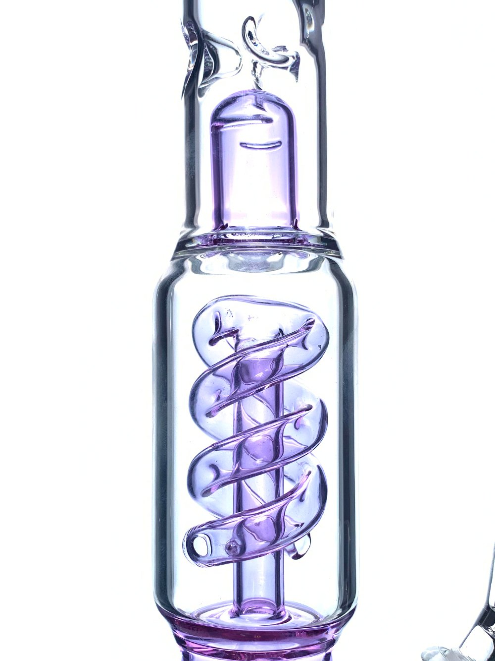 Purple Twist Bong Fat Buddha Glass