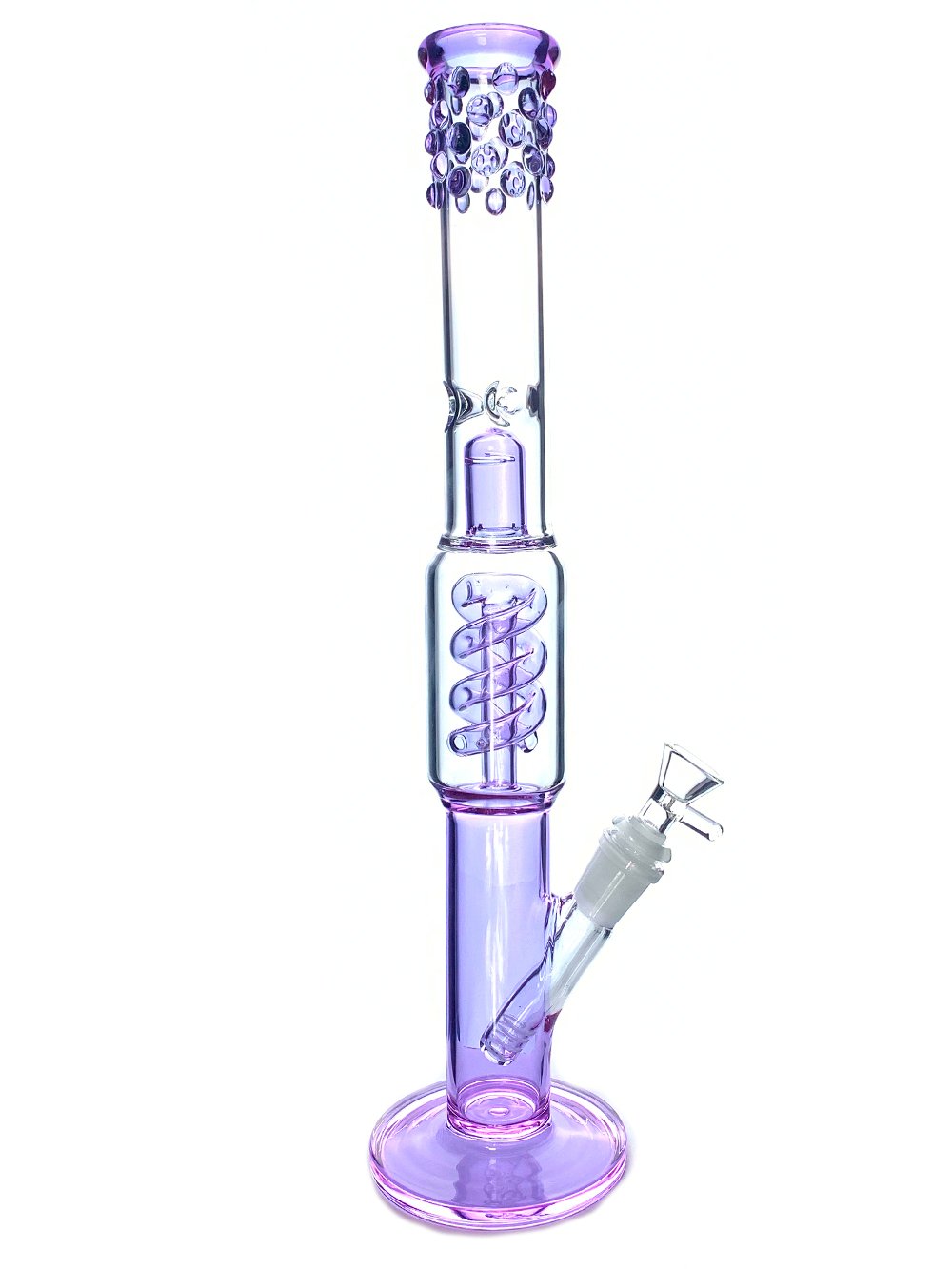 Purple Twist Bong Fat Buddha Glass