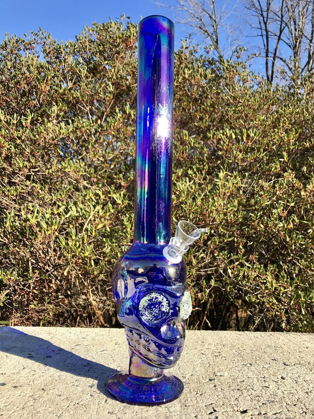 Skull Glow in the DARK EYES