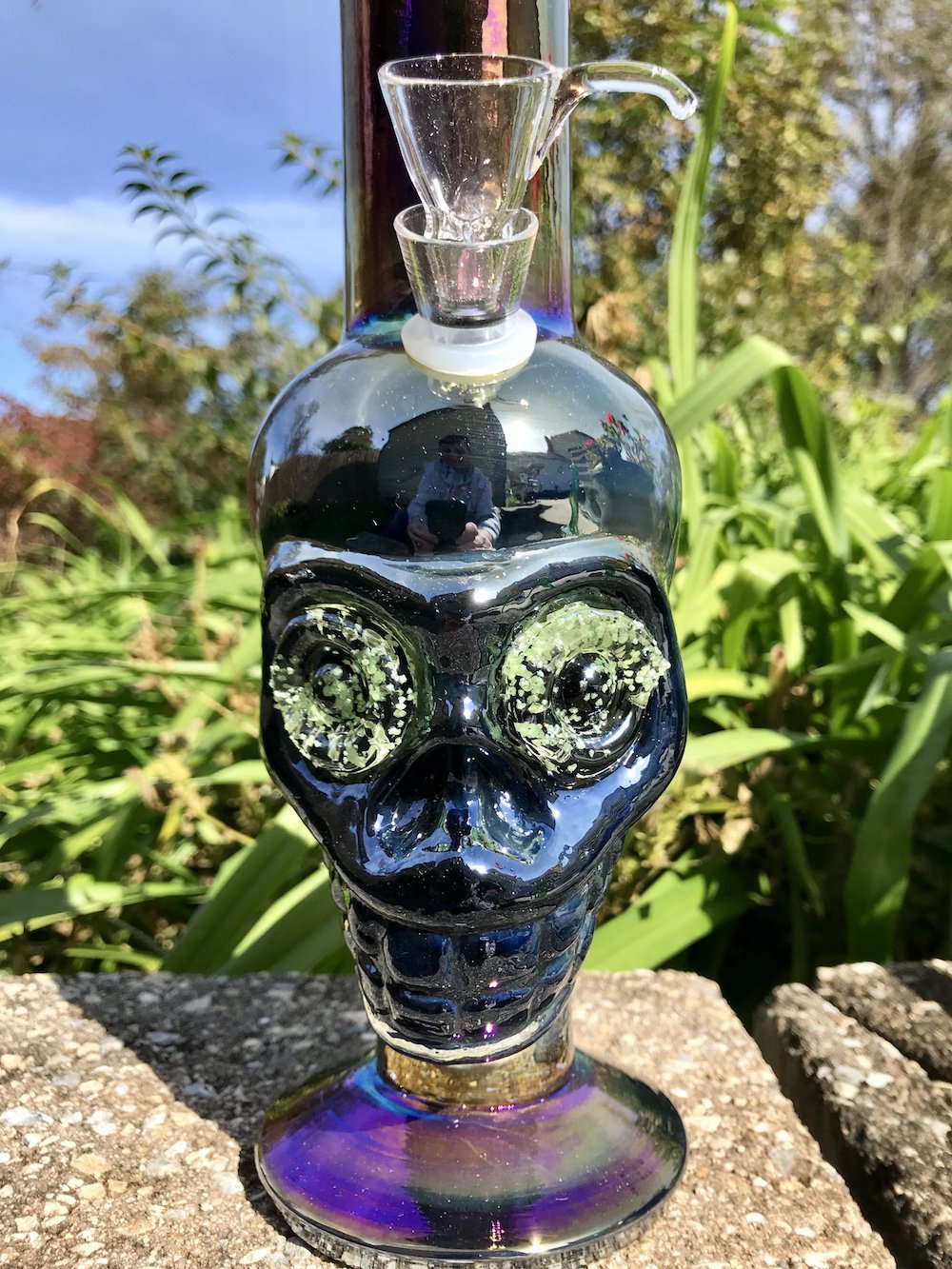 Skull Glow in the DARK EYES