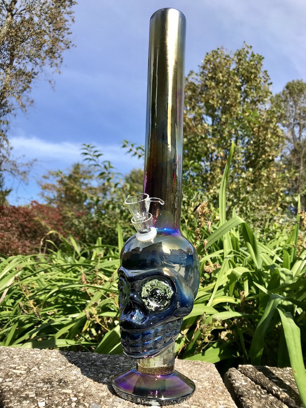 Skull Glow in the DARK EYES