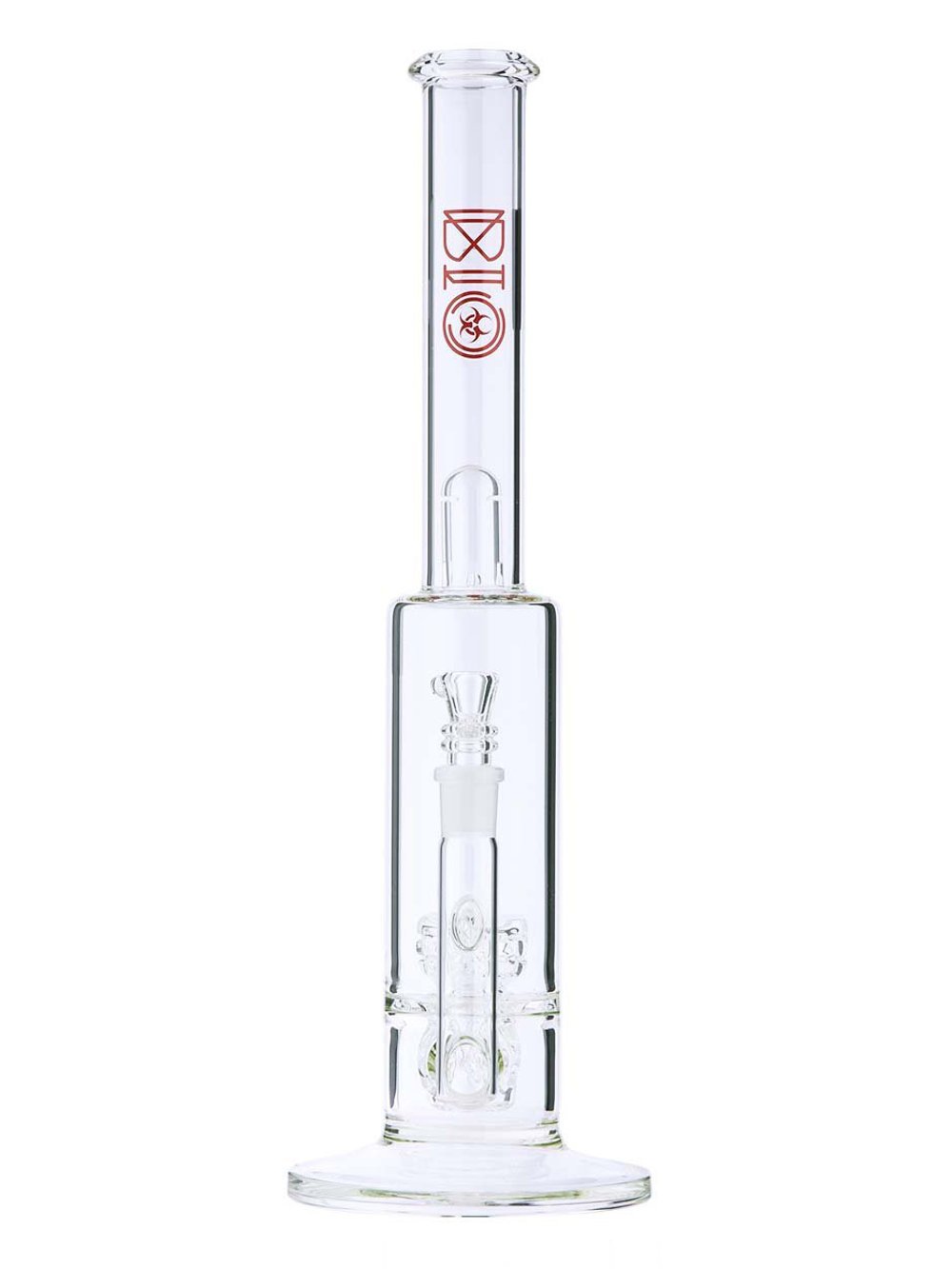 16"Black BIO DynamiX Perc Bong Fat Buddha Glass