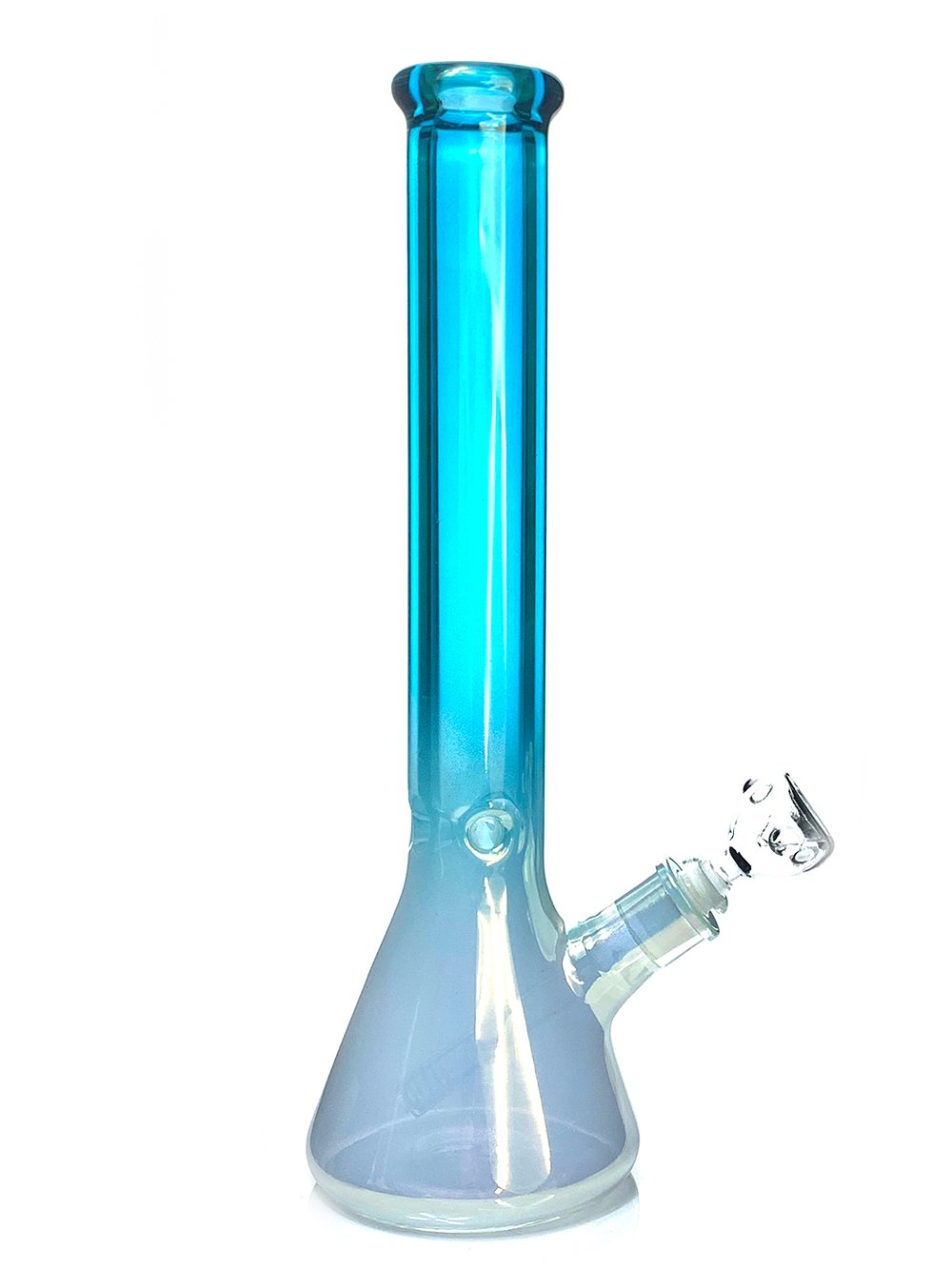 Fat Buddha Glass Bong 16" Iridescent Beaker Bong