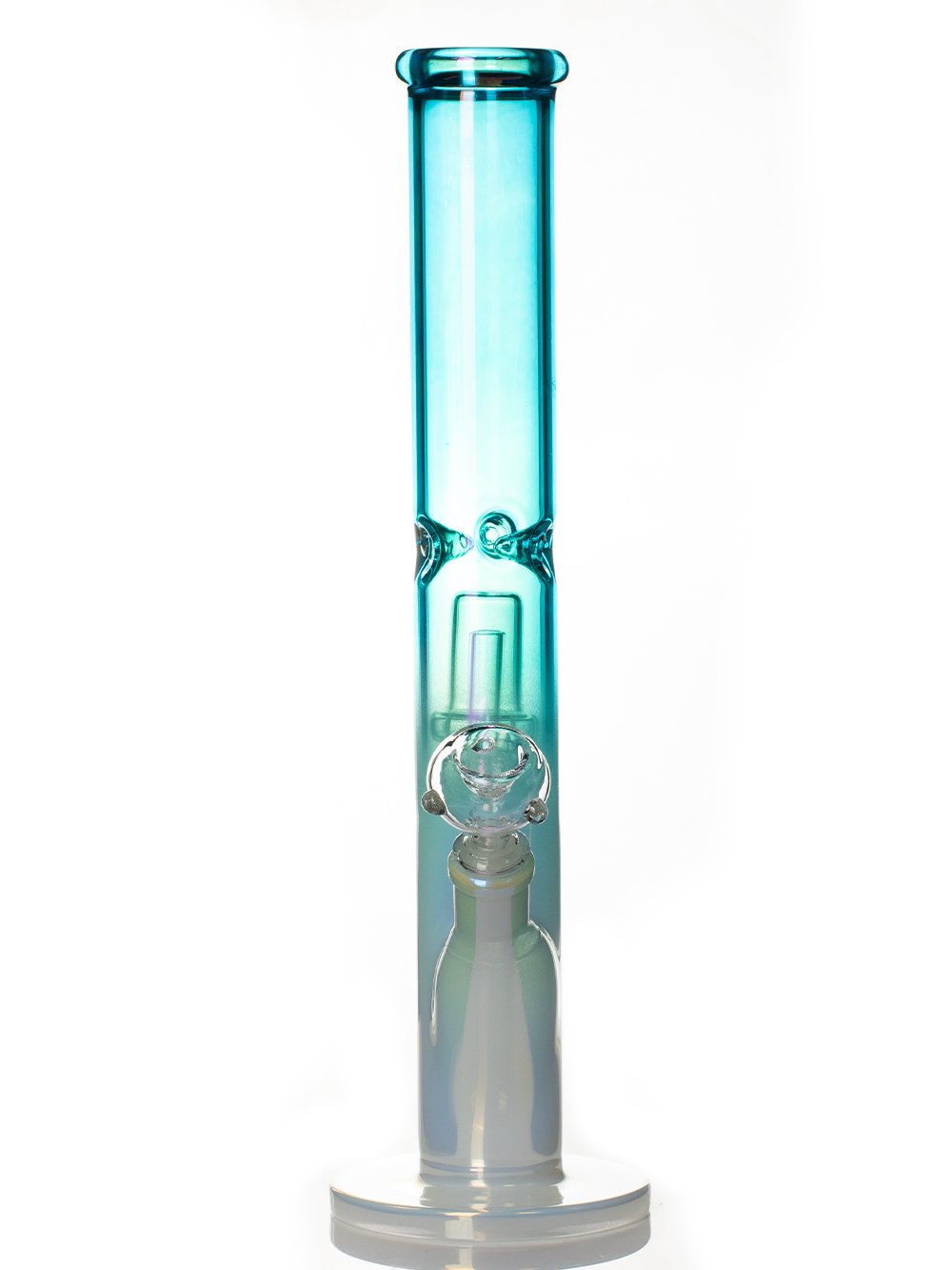 Irrdescent Perc Bong Fat Buddha Glass