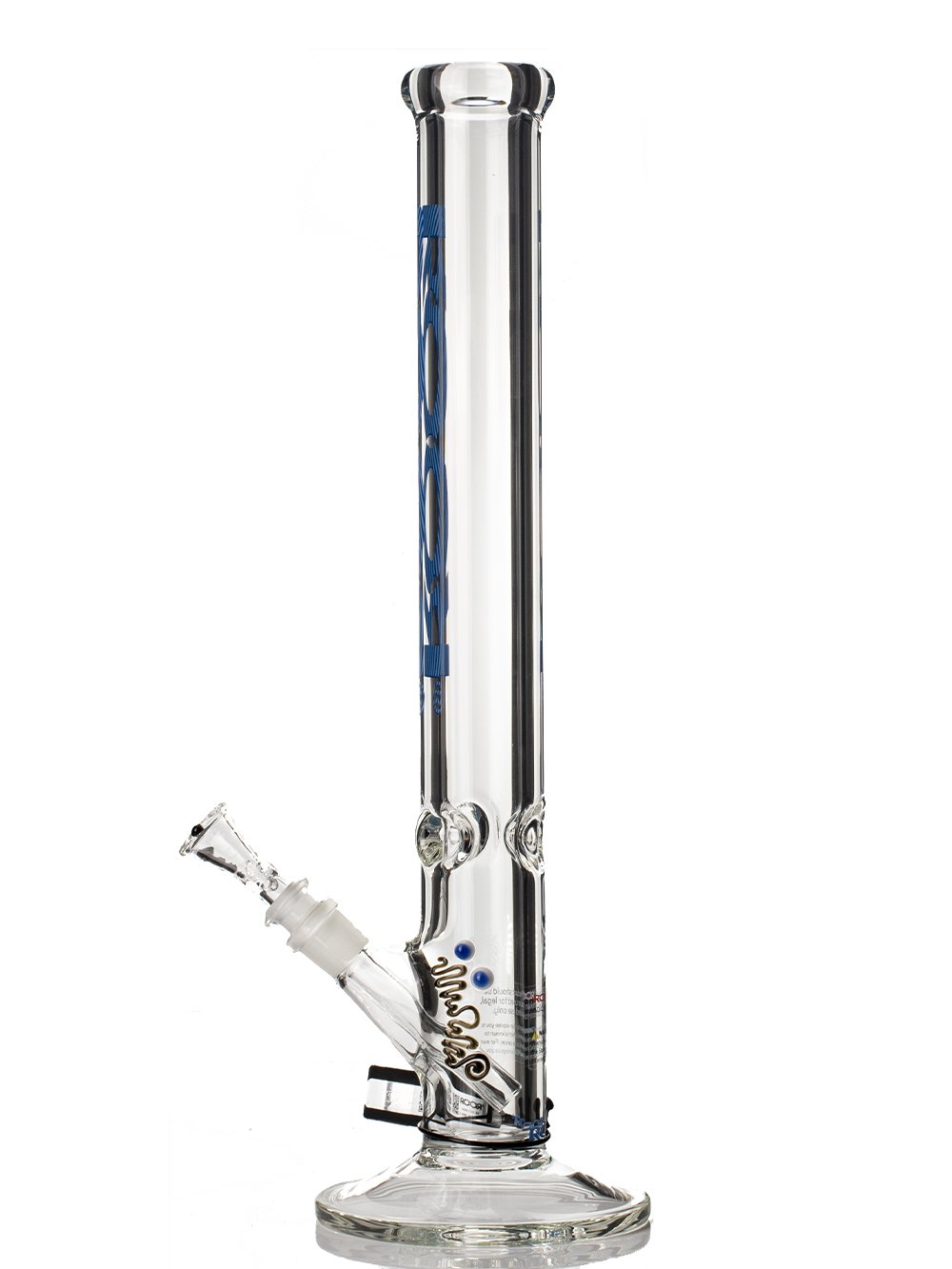 18 inch 9mm Straight Tube Bong Fat Buddha Glass