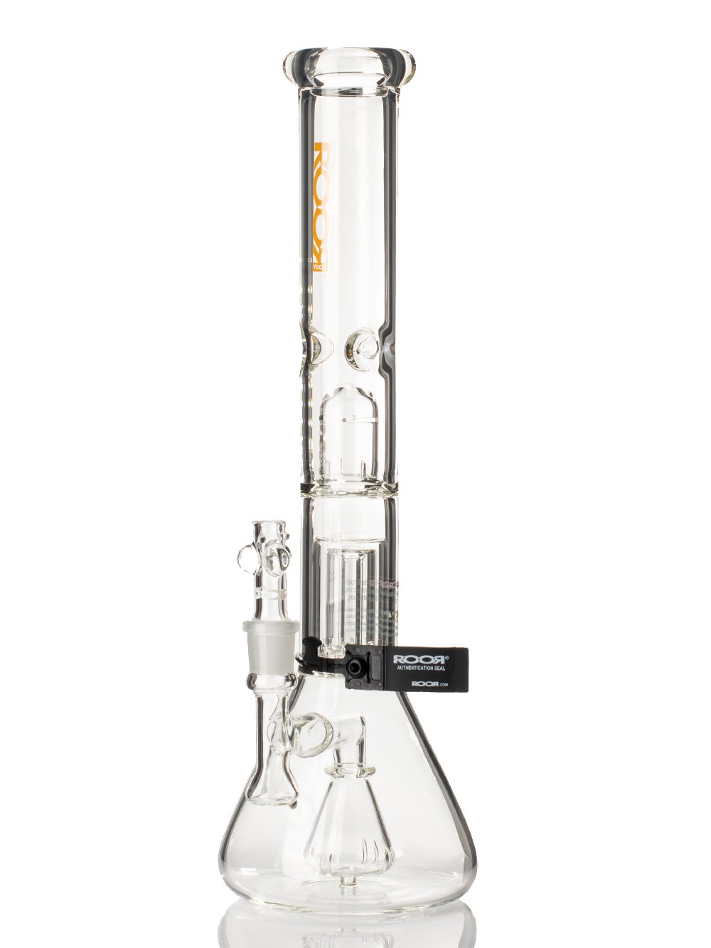 18 inch Fixed Barrel Beaker Bong Fat Buddha Glass