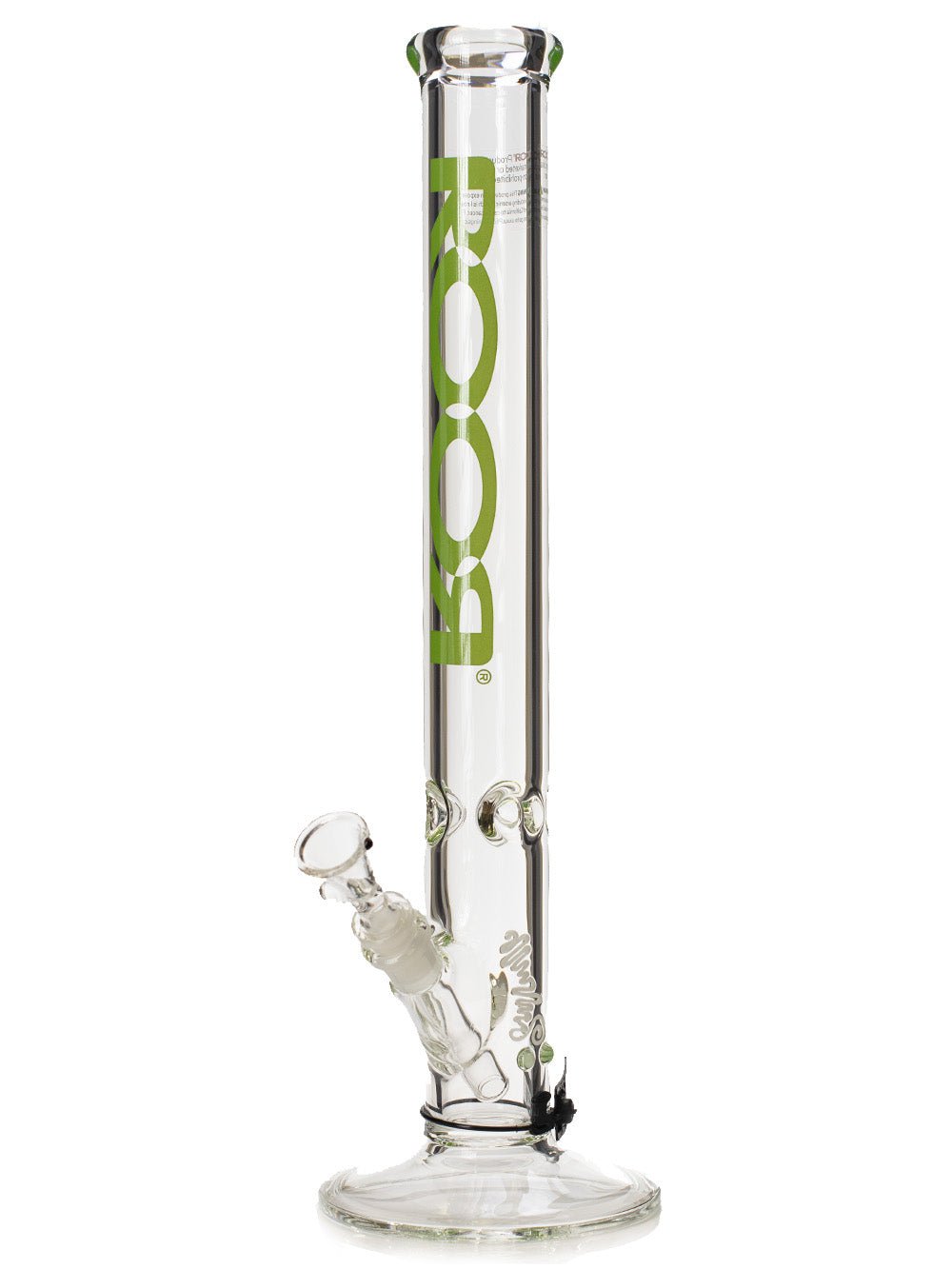 ROOR Bong 18" STRAIGHT TUBE GREEN