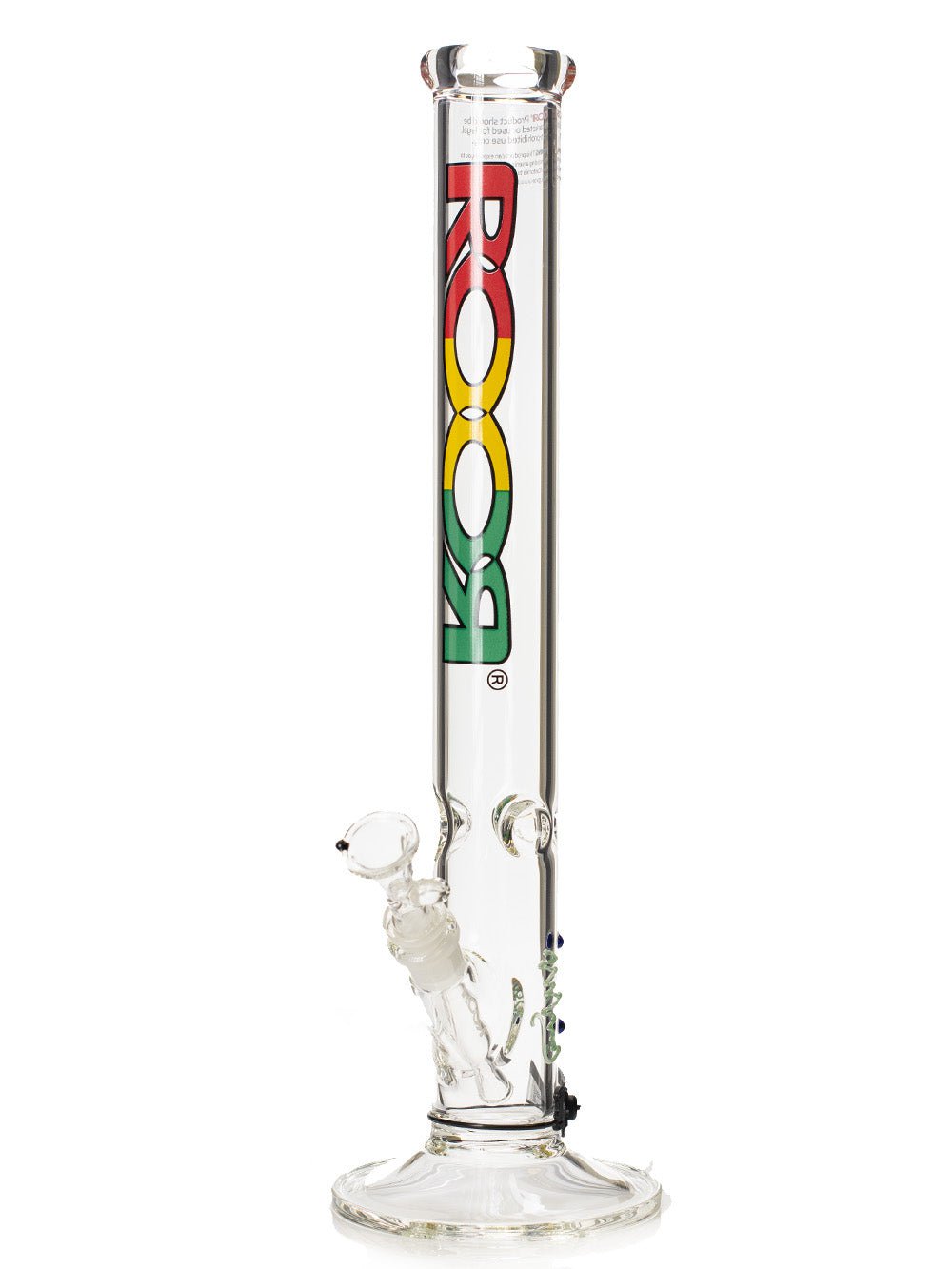 ROOR Bong 18" STRAIGHT TUBE RASTA