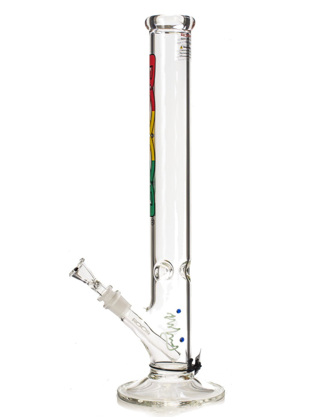 ROOR Bong 18" STRAIGHT TUBE RASTA