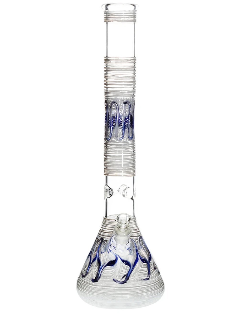 Wrap & Rake Beaker Bong Fat Buddha Glass