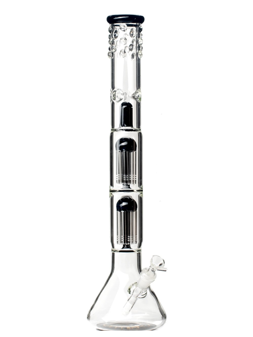 Double Tree Perc Bong Fat Buddha Glass