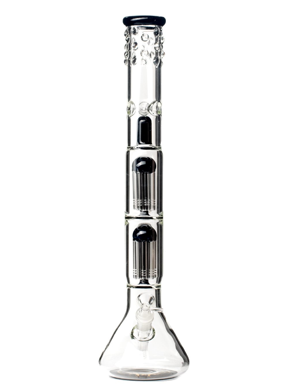Double Tree Perc Bong Fat Buddha Glass