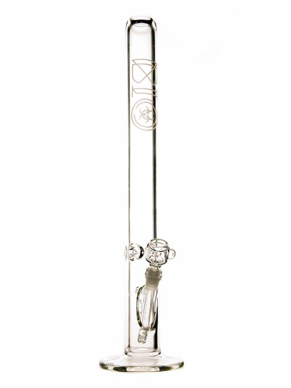 BIO & Pure Glass Straight Bong Fat Buddha Glass