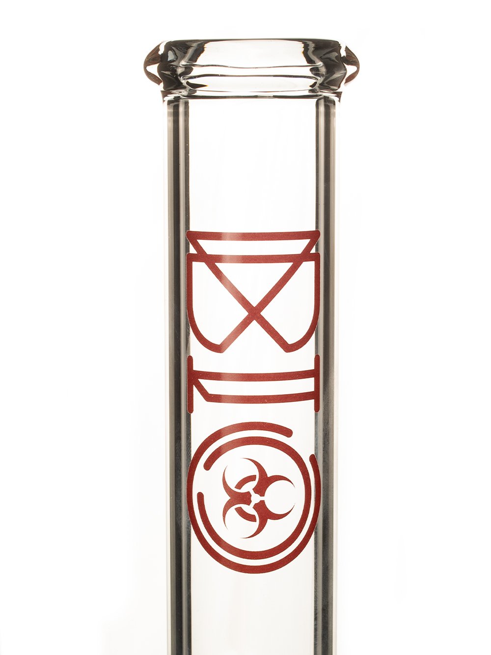 Bio Triple Tree Straight Tube Bong Fat Buddha Glass