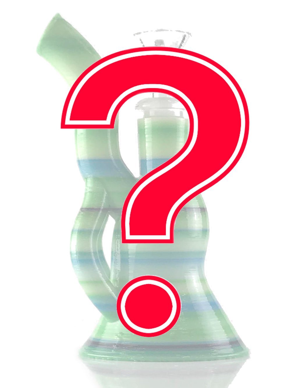 3D Printed Mystery Bong Box Fat Buddha Glass