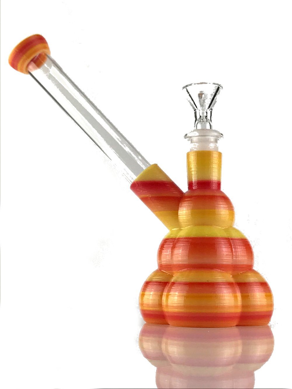 3D Printed Mystery Bong Box Fat Buddha Glass