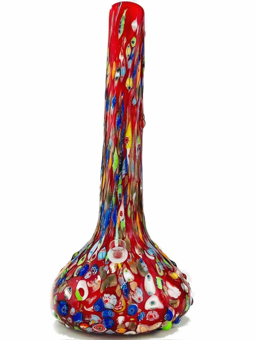 5 Pound 3D Milli Glass Bong GW3 Red Fat Buddha Glass