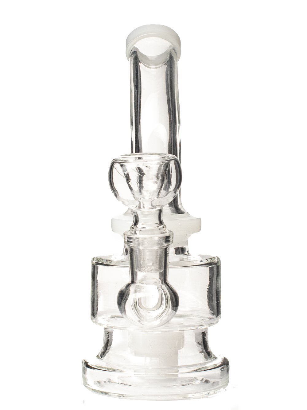 Fat Buddha Glass Bong 6" Mini Puck Bong