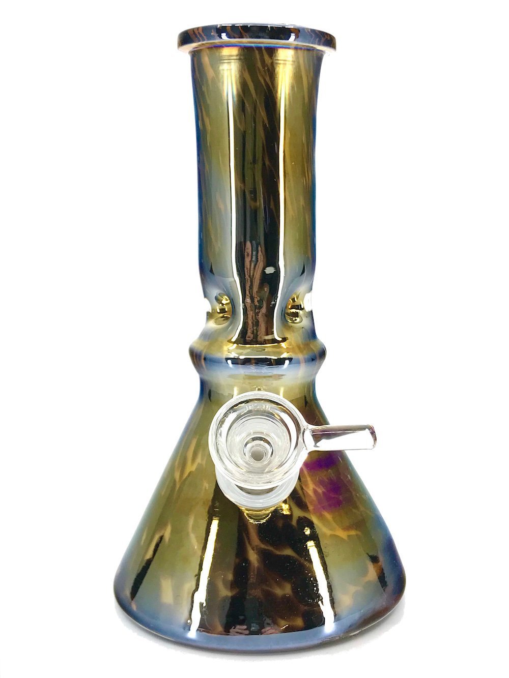 Colorful Beaker Bong w/Ice Catcher