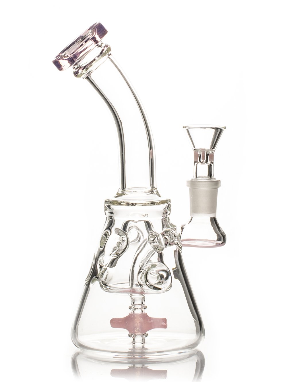 8 Lean Back Beaker Bong Fat Buddha Glass