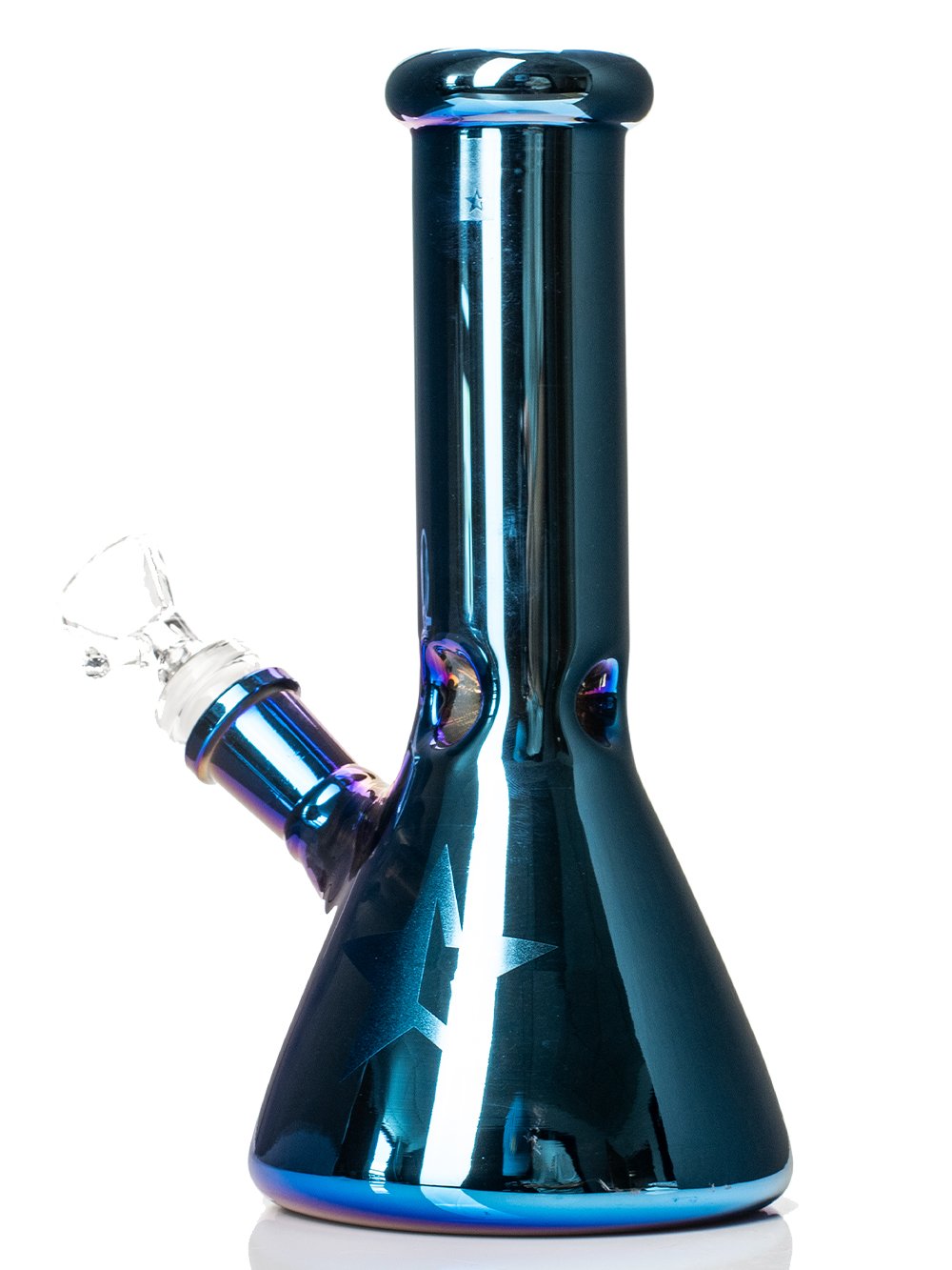 Sapphire Beaker Bong Fat Buddha Glass