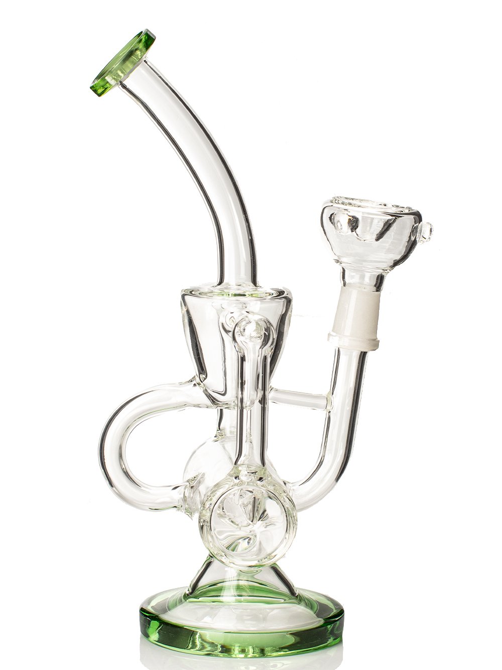 Cylinder Recyler Bong Fat Buddha Glass