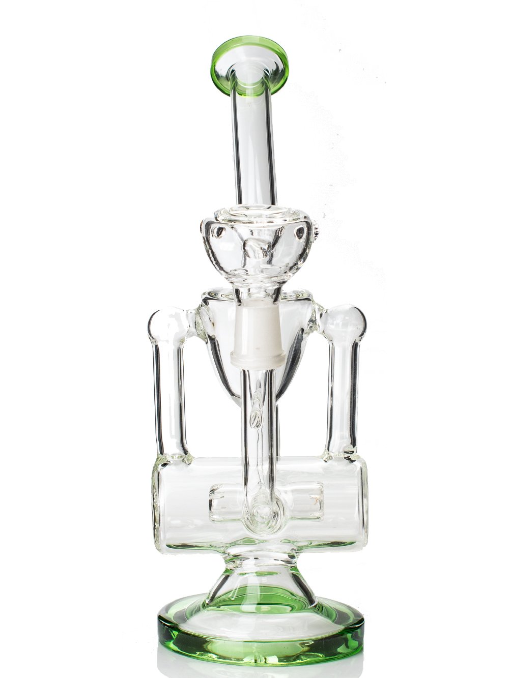 Cylinder Recyler Bong Fat Buddha Glass