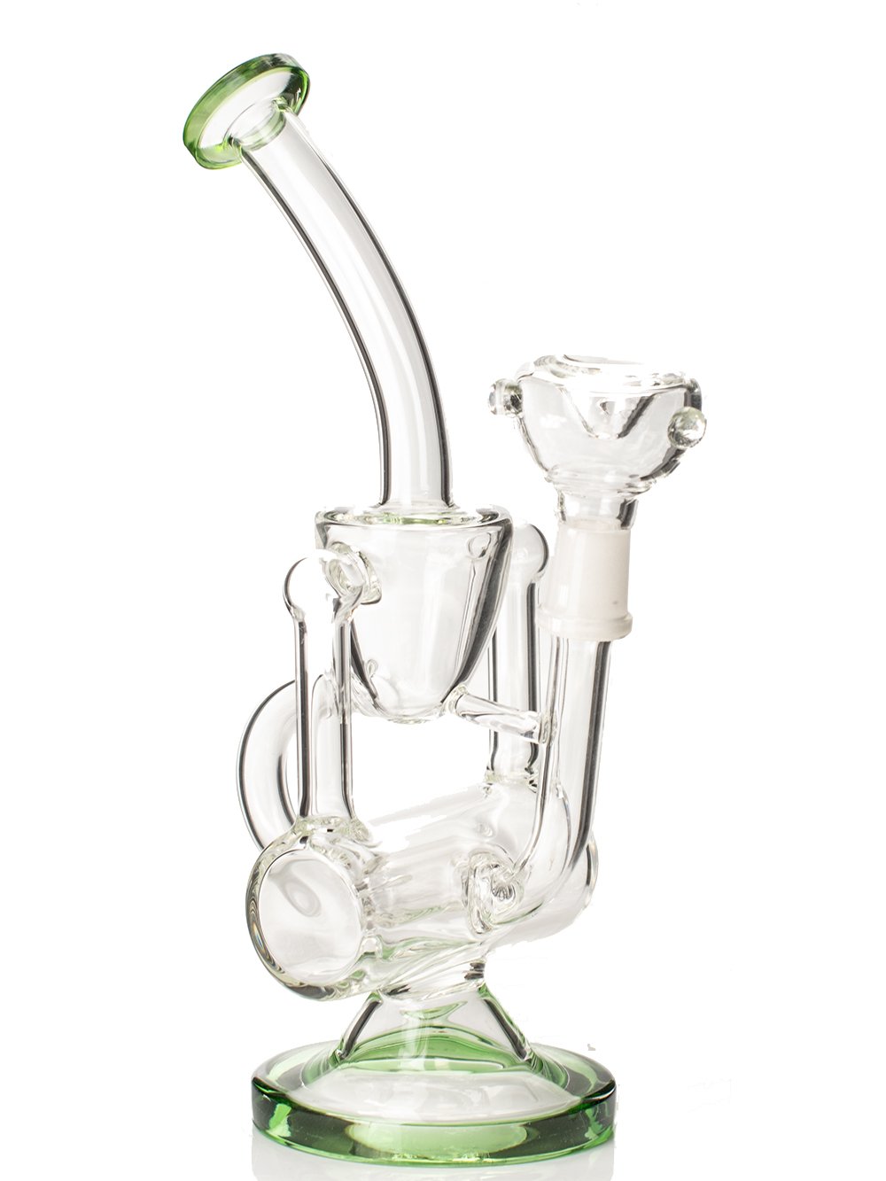 Cylinder Recyler Bong Fat Buddha Glass