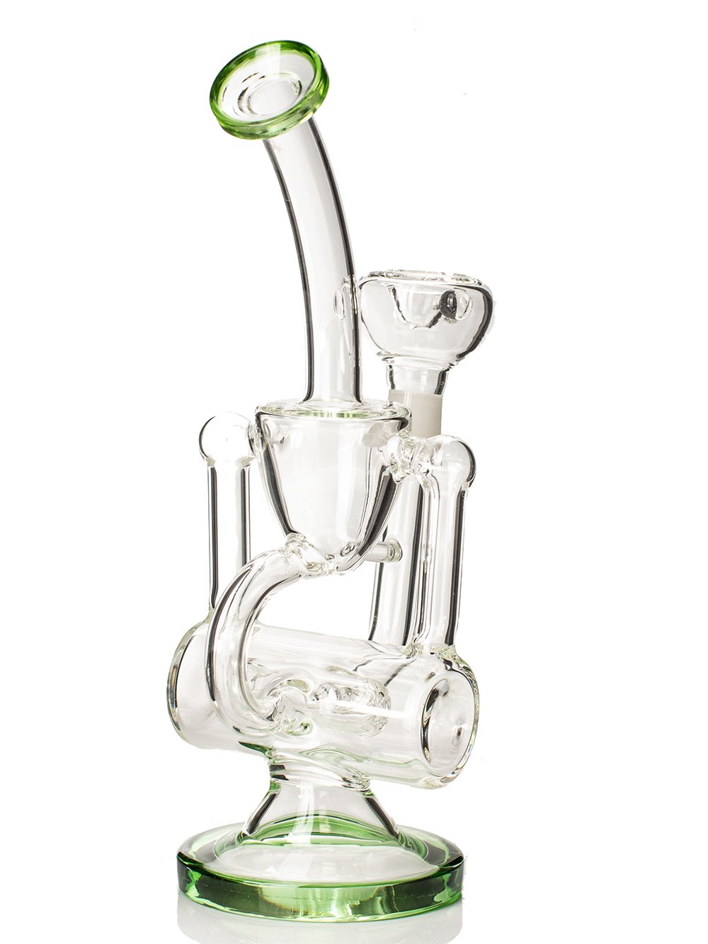 Cylinder Recyler Bong Fat Buddha Glass