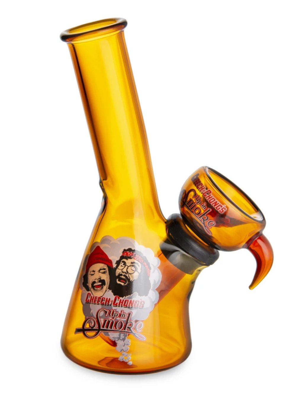 Amber Cheech Chong Mini Bong Fat Buddha Glass