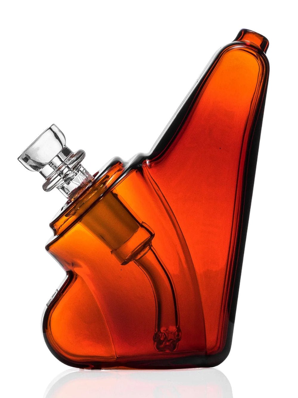 Grav Bong Amber Wedge Bubbler
